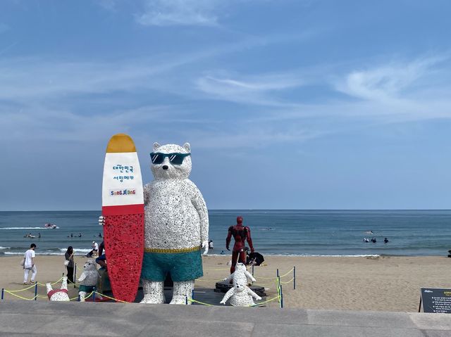 부산 송정 해수욕장 