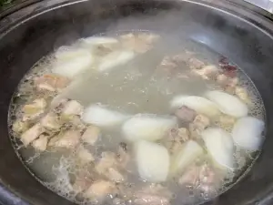 回到从前铁锅烀羊肉