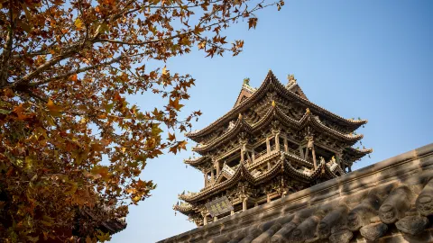 Wanrong Feiyun Tower Scenic Area attraction in Yuncheng