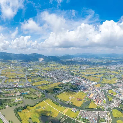 Номер с видом на горы Отели в г. Сяньцзю