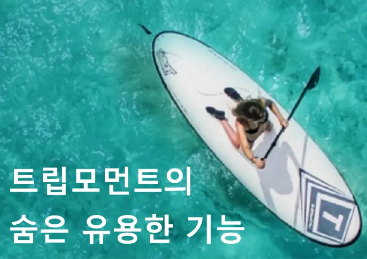 트립 모먼트의 숨은 유용한 기능!