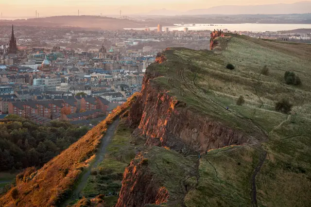 Sunsets in Edinburgh