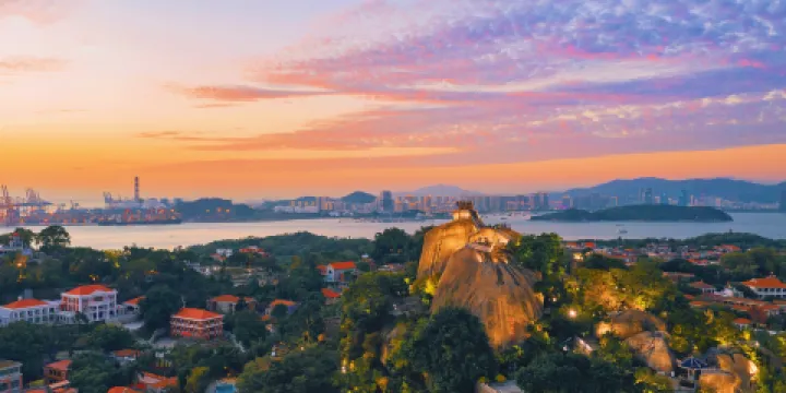 鼓浪嶼觀賞日落