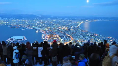 Mt. Hakodate Observatory attraction in Hakodate