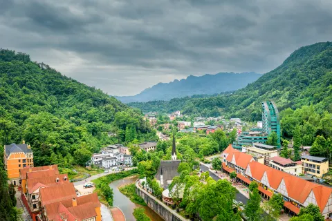 Huashuiwan Hot Spring Resort Area