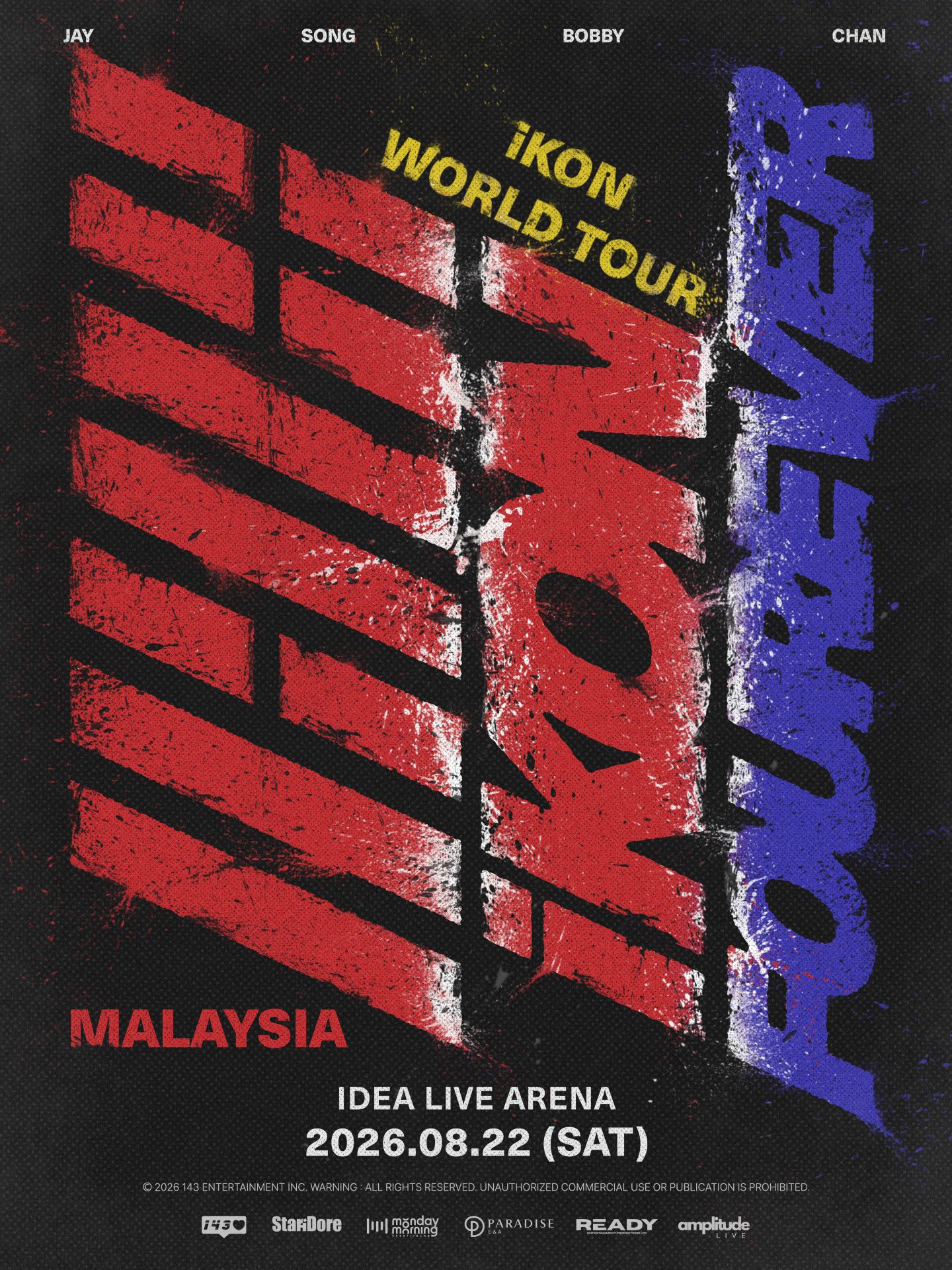 Kuala Lumpur | iKON FOUREVER WORLD TOUR IN MALAYSIA | idea Live Arena