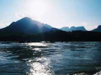 Travelling slowly by the river 