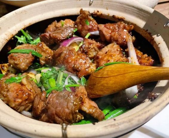 啫啫雪花牛肉