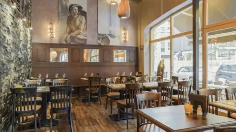 Grimbergen Cafe in Bruselas