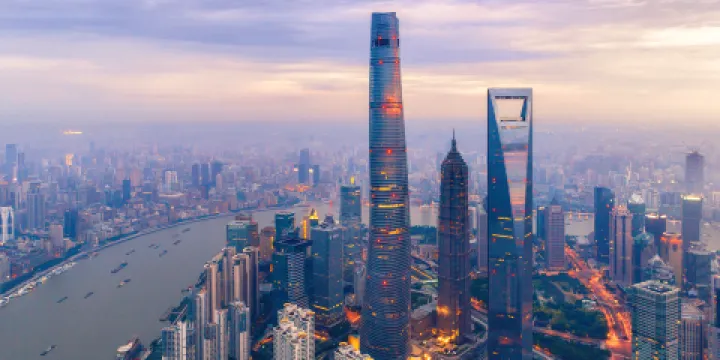 上海天際線登高觀景