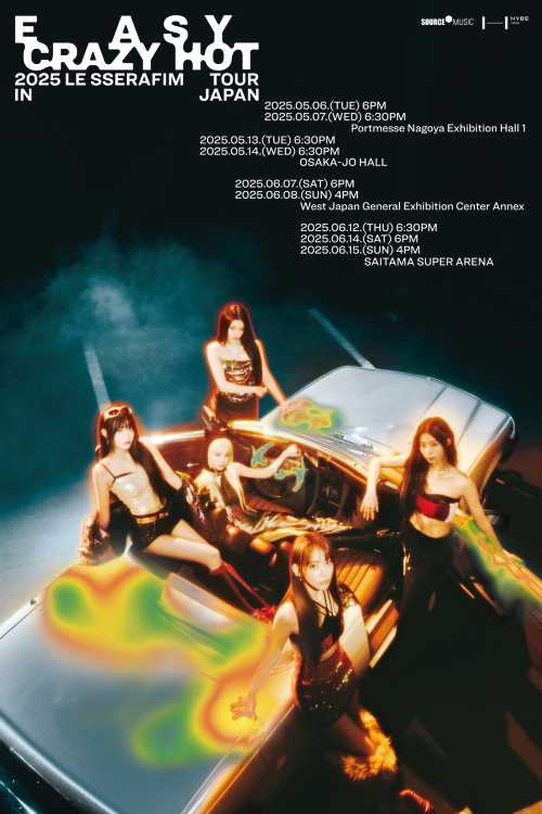 2025 LE SSERAFIM TOUR 'EASY CRAZY HOT' IN JAPAN | LE