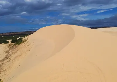 Weiße Sanddünen