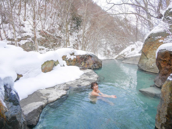 Hot Springs in Noboribetsu
