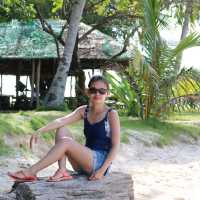 Relaxing in Banana Island