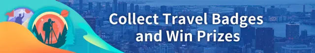 Collect Travel Badges and Win Prizes