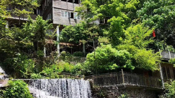 Habitat Waterfall, Baishui Village, Wuping County
