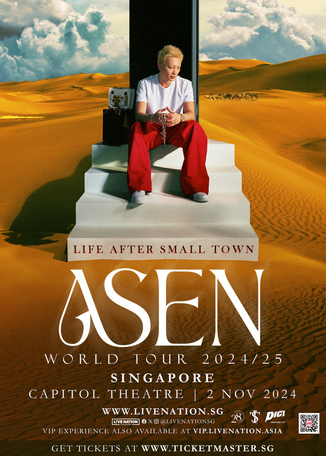 【新加坡】艾志恆 Asen《Life After Samll Town》世界巡迴演唱會 | 新加坡首都大廈演藝劇場