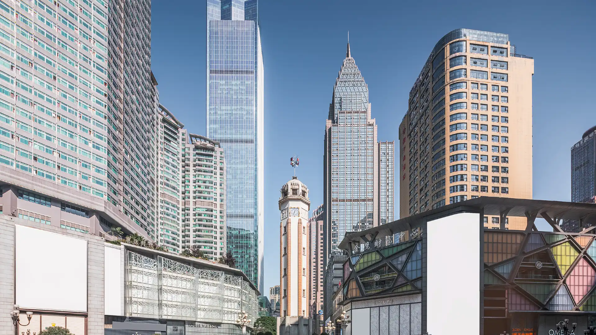 Hotels near Jiefangbei Pedestrian Street