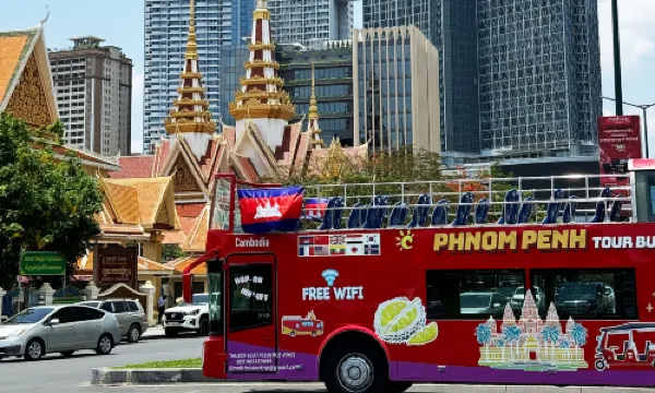 Phnom Penh City Tour Bus Hop on & Hop off