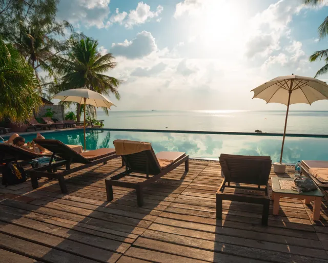 Infinity pool in Koh Phangan