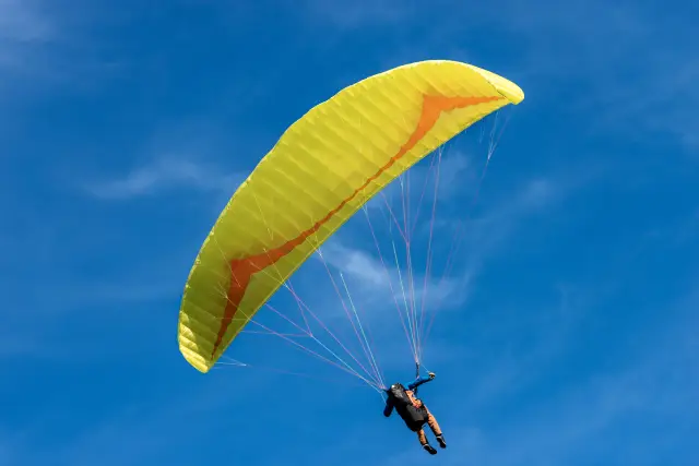 Paragliding in Anji