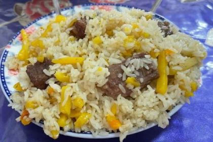 麦麦提沙吾提师傅的儿子抓饭店