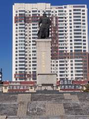 Statue of Famous General Yuchi Gong in Tang Dynasty