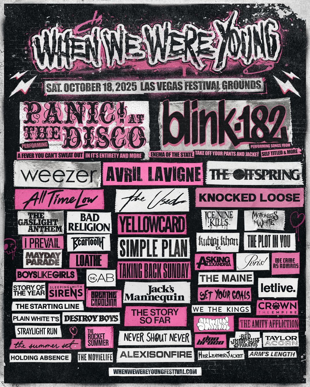 美國拉斯維加斯 · 2025 When We Were Young音樂節 | Las Vegas Festival Grounds