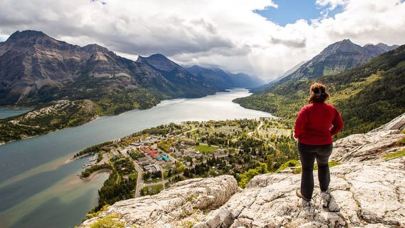 Waterton National Park viewpoint