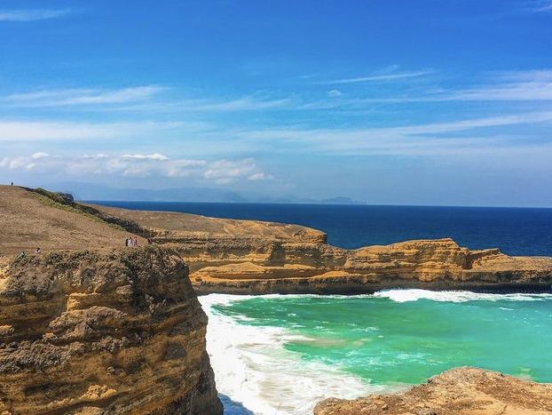 Hidden beach in Lombok