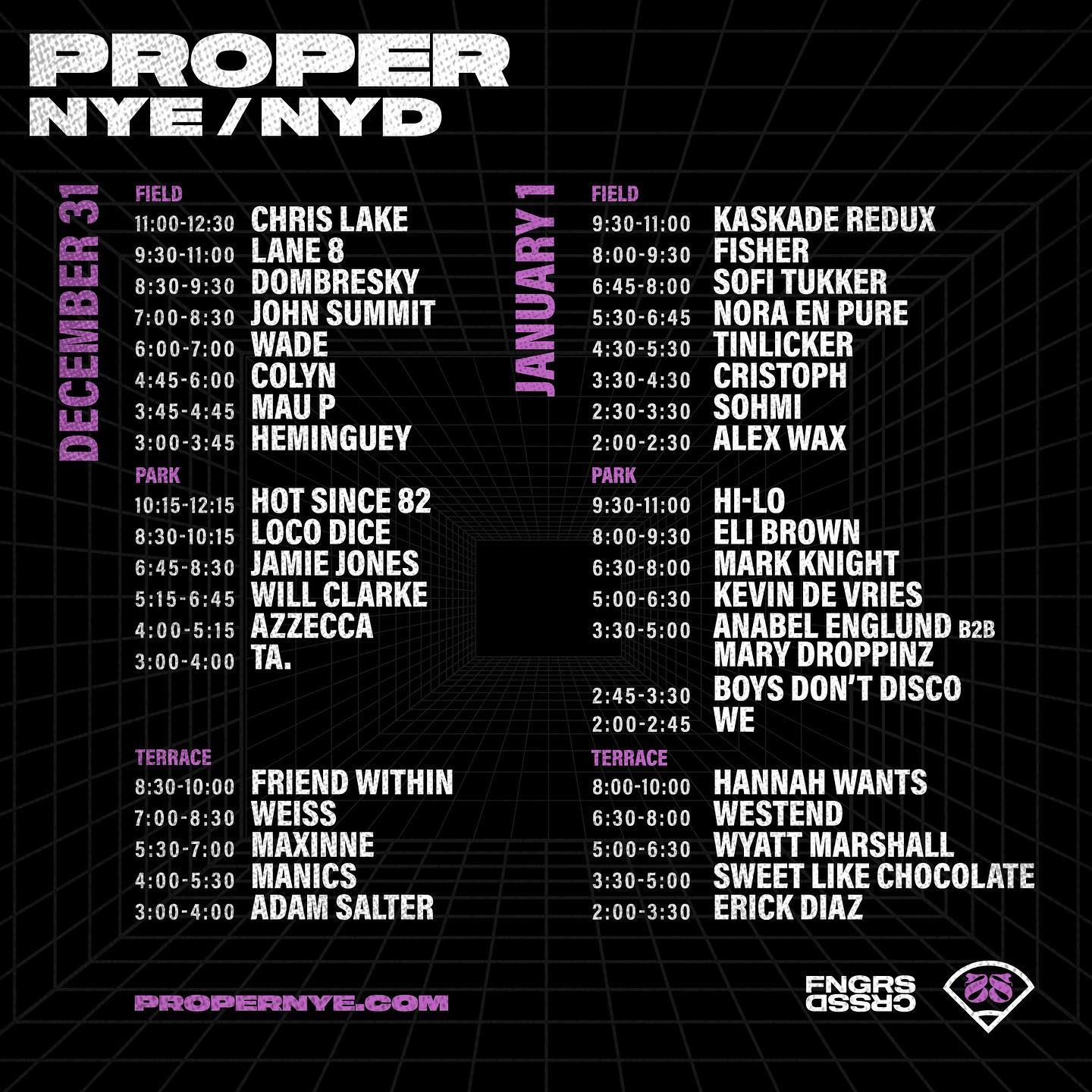 PROPER NYE/NYD 2025 | Petco Park