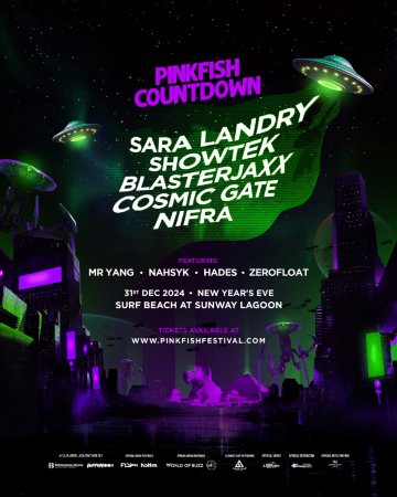 Pinkfish Countdown 2024 | Sunway Lagoon Theme Park