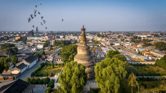 代州古城-阿育王塔