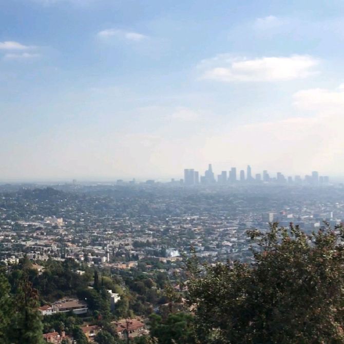 Beautiful views from high above LA!
