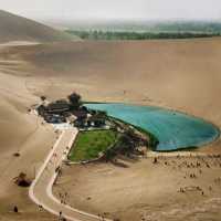The oasis in the middle of the desert