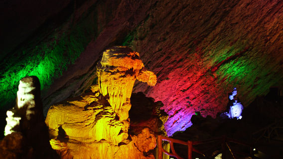 Jiuxian Cave Scenic Area in Guizhou