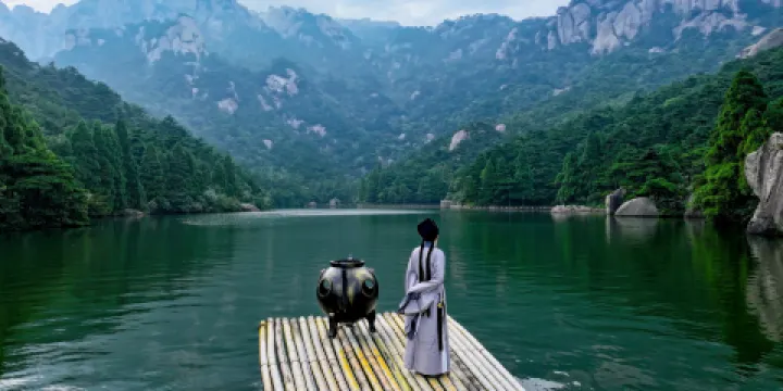 天柱山風景區-煉丹湖