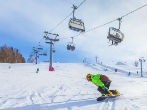 Skicentrum Deštné in the Eagle Mountains