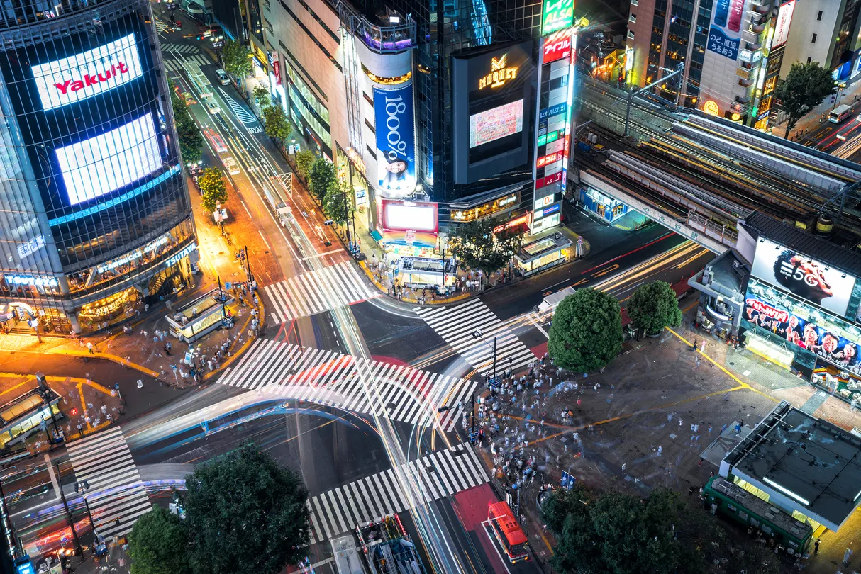 東京跨年 | 澀谷全向十字路口