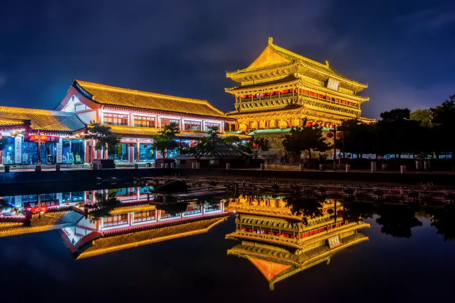 Bell Tower and Drum Tower Square