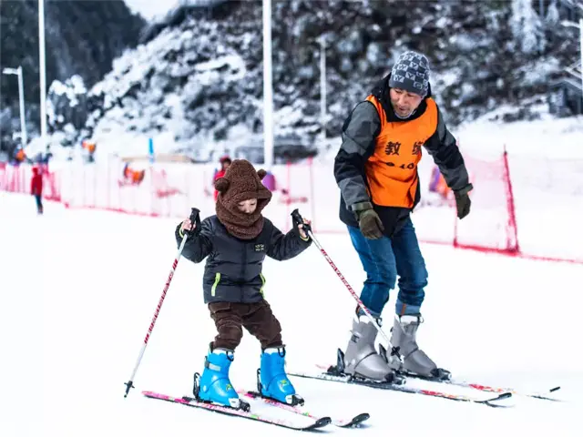 Skiing in Xuzhou
