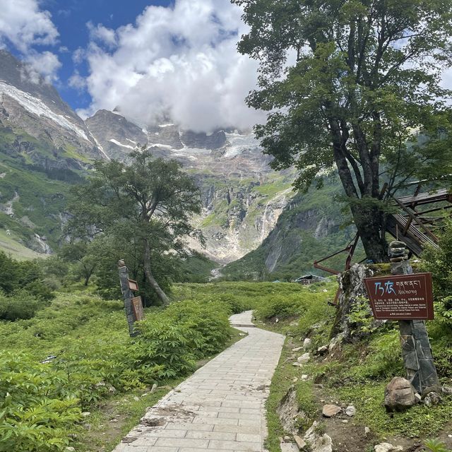 Yubeng Sacred Waterfall hike 