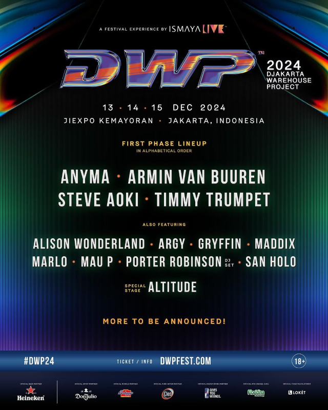 【印度尼西亞雅加達】2024Jakarta Warehouse Project音樂節（DWP24） | 雅加達國際展覽中心