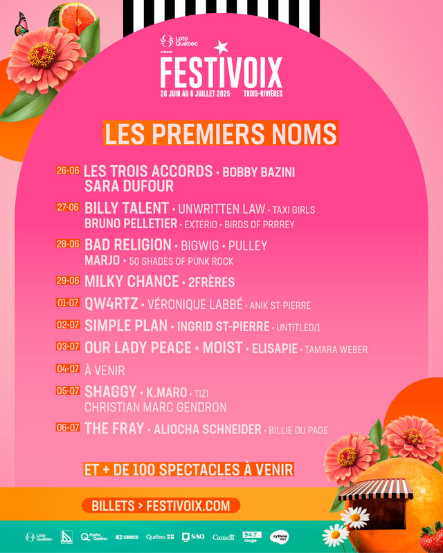加拿大三河城 · FestiVoix de Trois-Rivières 音樂節 | 三河城