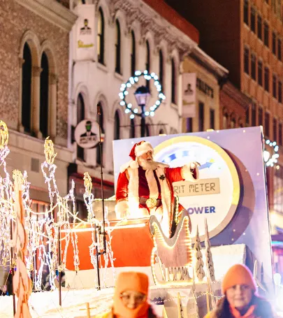 Nova Scotia Power Holiday Parade of Lights event in Perce