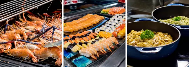 ฉลองวันพ่อ 2564 ในบุฟเฟ่ต์ร้านอาหารโรงแรมหรู