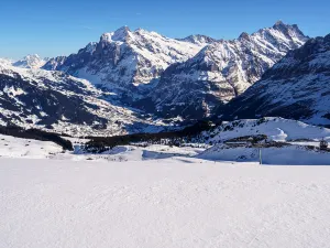 Skiing in Grindelwald