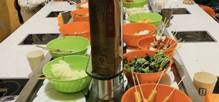 台式旋转小火锅