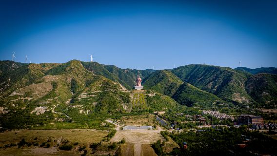 Zhongtiao Mountain Shentan Grand Canyon - Statue of Guan Gong