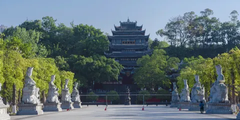 潼南大佛寺景區